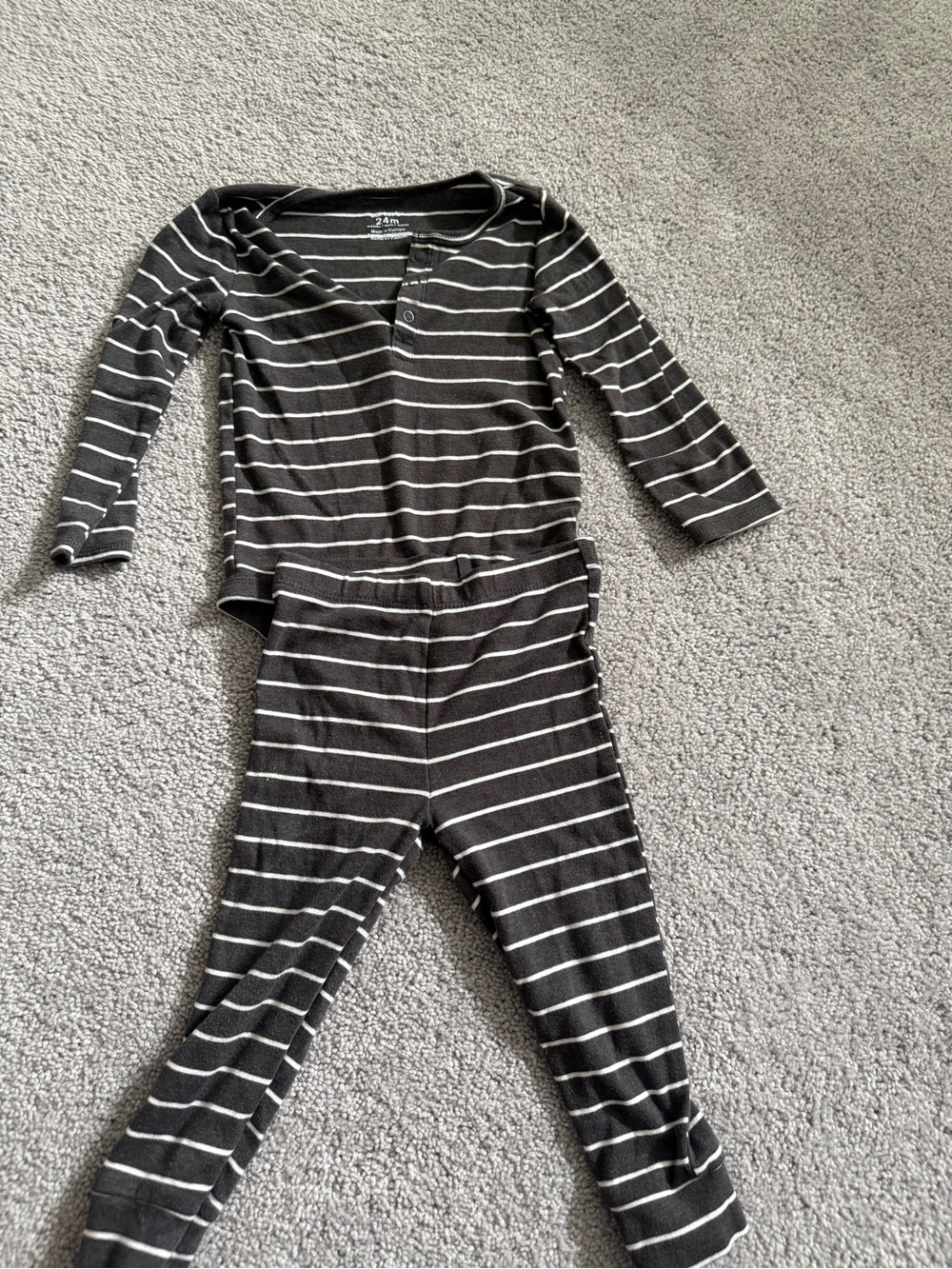 Striped Black & White Cozy Loungewear Set